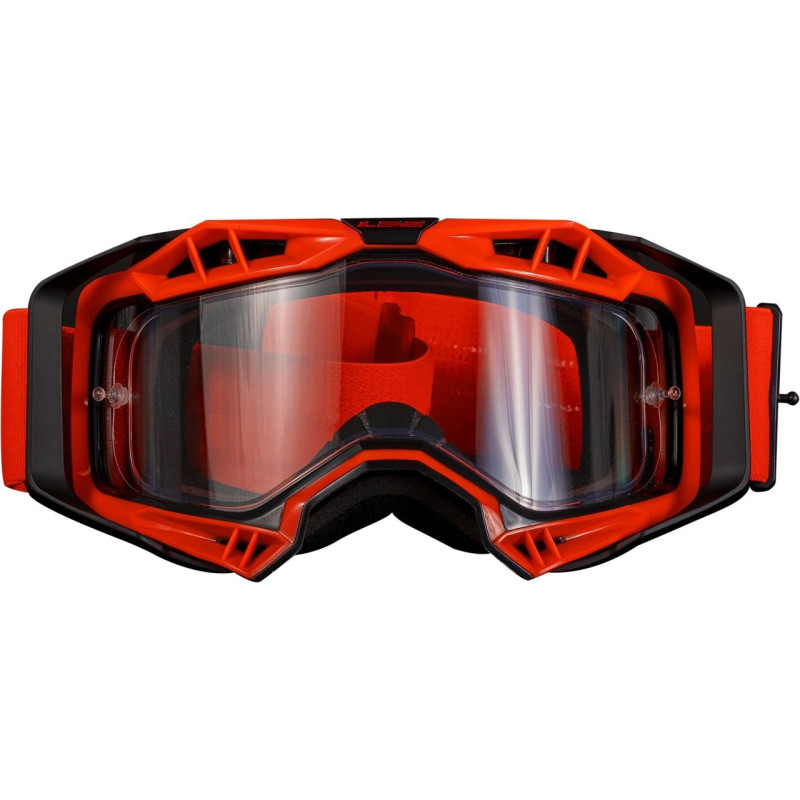 Окуляри LS2 Aura Enduro Series Goggle Black Red with Clear Visor