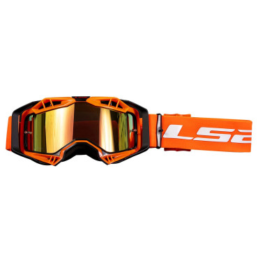 Окуляри LS2 Aura Pro Goggle Black Orange with Iridium Visor