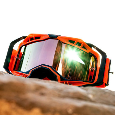 Окуляри LS2 Aura Pro Goggle Black Orange with Iridium Visor