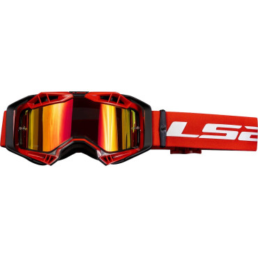 Окуляри LS2 Aura Pro Goggle Black Red With Iridium Visor