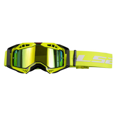Окуляри LS2 Aura Pro Goggle Black Yellow with Iridium Visor