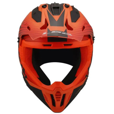 Шолом LS2 MX708 Fast 2 Duck Matt Hi-Vis Orange Red