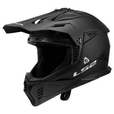 Шолом LS2 MX708 Fast 2 Solid Matt Black