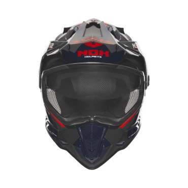 Шолом NOX N312 Vapor Blue/Black/Red