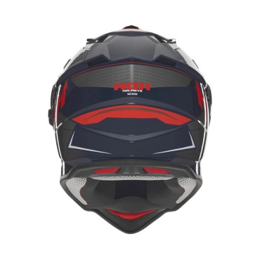 Шолом NOX N312 Vapor Blue/Black/Red
