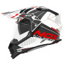 Шолом NOX N312 Drone White/Red