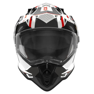 Шолом NOX N312 Drone White/Red
