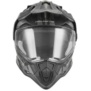 Шолом NOX N312 Track Matt Black/Grey