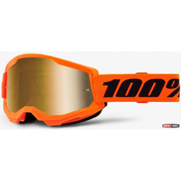 Окуляри STRATA 2 Goggle Neon Orange - Mirror Gold Lens