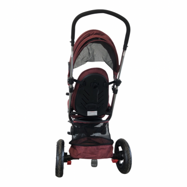 Дитячий триколісний велосипед-коляска Crosser T350 ECO AIR 